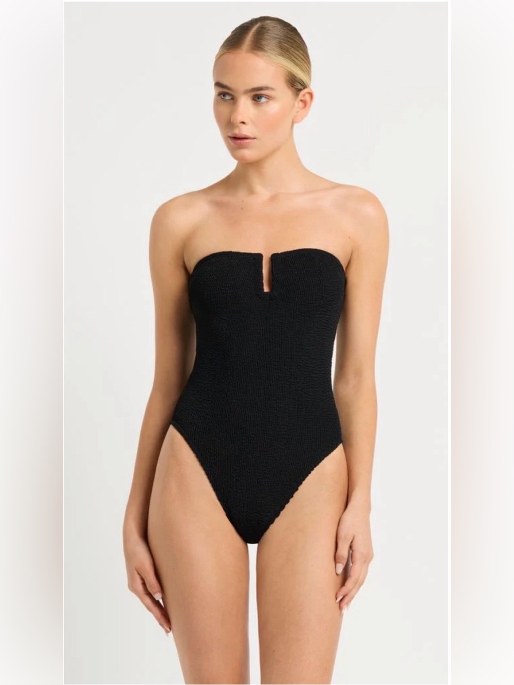 New Bond-eye Blake One piece Swimsuit NWT Black Ribbed